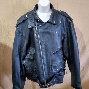 Men's leather jacket size 50